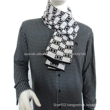 Fashion Acrylic Knitted Long Men Scarf